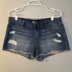 Old Navy denim shorts.